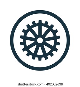 Vector illustration of gear icon