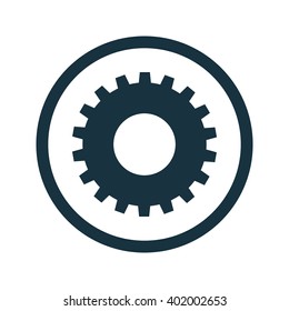 Vector illustration of gear icon