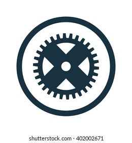 Vector illustration of gear icon