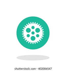 Vector illustration of gear icon