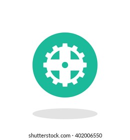 Vector illustration of gear icon