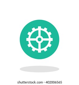 Vector illustration of gear icon