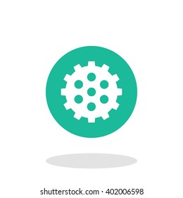 Vector illustration of gear icon