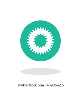 Vector illustration of gear icon