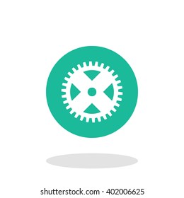 Vector illustration of gear icon