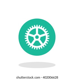 Vector illustration of gear icon