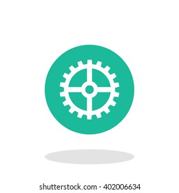 Vector illustration of gear icon
