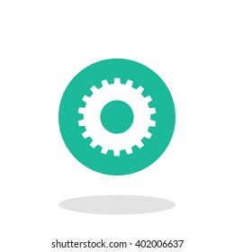 Vector illustration of gear icon