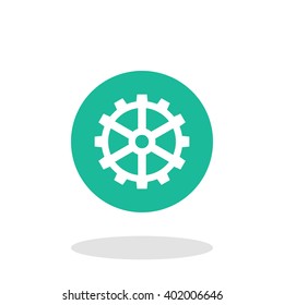 Vector illustration of gear icon