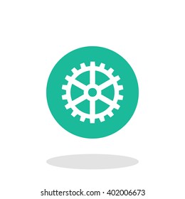 Vector illustration of gear icon