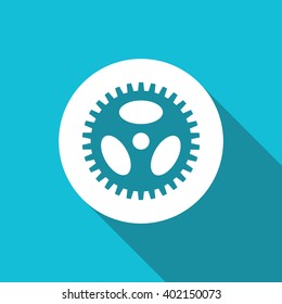 Vector illustration of gear icon