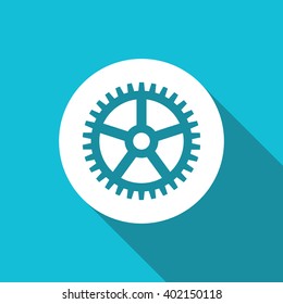 Vector illustration of gear icon