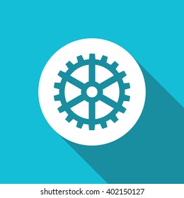 Vector illustration of gear icon