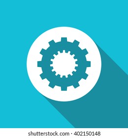 Vector illustration of gear icon