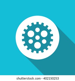 Vector illustration of gear icon