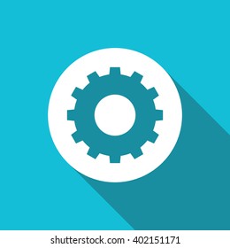 Vector illustration of gear icon