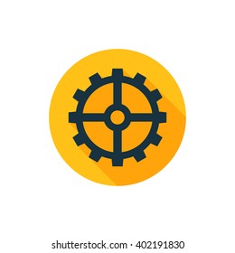 Vector illustration of gear icon