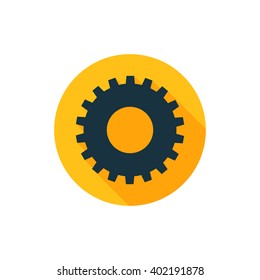 Vector illustration of gear icon