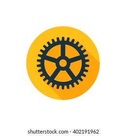 Vector illustration of gear icon