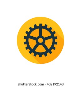 Vector illustration of gear icon