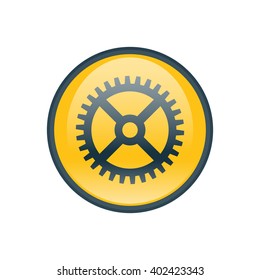 Vector illustration of gear icon