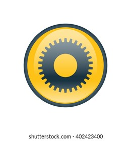 Vector illustration of gear icon