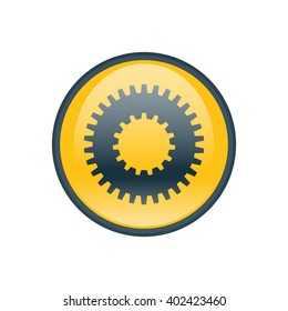 Vector illustration of gear icon