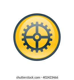 Vector illustration of gear icon