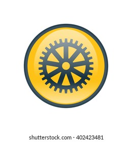 Vector illustration of gear icon