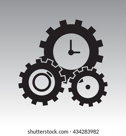 vector illustration gear icon