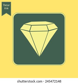 Vector illustration gemstone