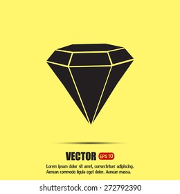 Vector illustration gemstone