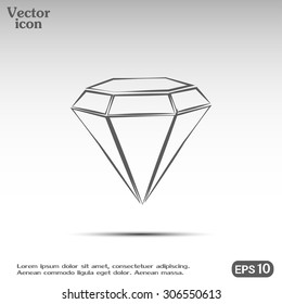 Vector illustration gemstone