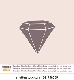 Vector illustration gemstone