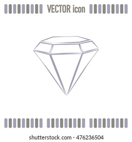 Vector illustration gemstone
