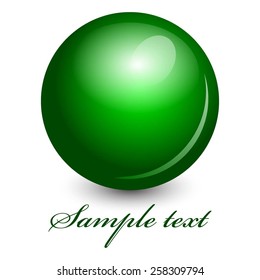Vector illustration of Gemstone bead.