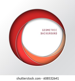 Vector Illustration of Geometric  abstract Background for Design, Website, Background, Banner. Paper origami Elements. Cartoon Template