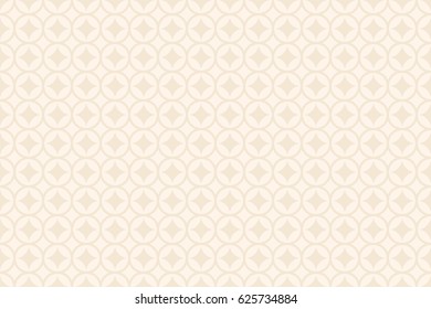 Vector Illustration of a geometric arabic background in light brown