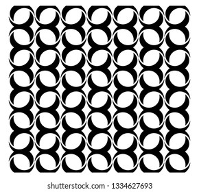 Vector illustration geometric black-and-white pattern rectangle.vector pattern. Abstract geometric background. Linear grid structure from rectangles