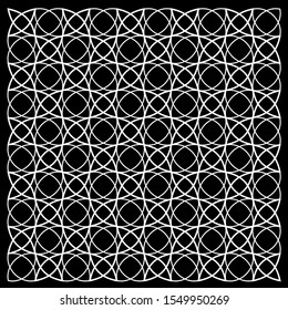 Vector illustration geometric black-and-white pattern rectangle.vector pattern. Abstract geometric background. Linear grid structure from rectangles