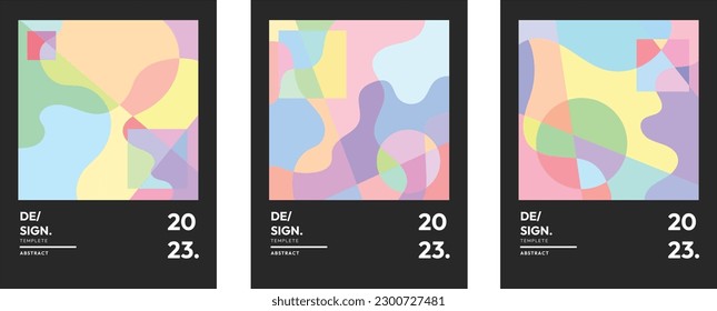 Vector Illustration geometric colorful liquid and fluid abstract for banner template