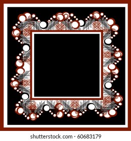 vector illustration of geometric frame
