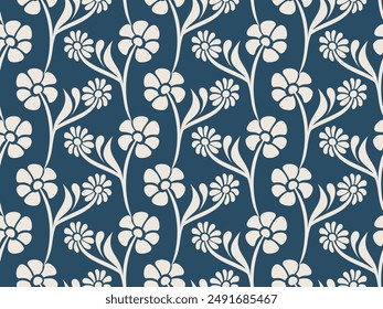 Ilustración vectorial de hojas geométricas sin patrón. Fondo orgánico floral.