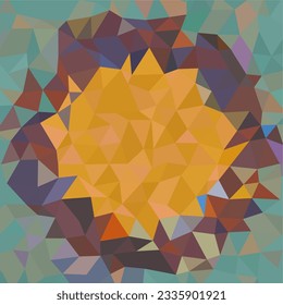 Vector illustration. Geometric mosaic, pattern