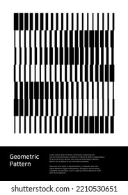 Vector illustration of geometric pattern.