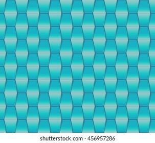 Vector illustration of geometric pattern in the form of a hexagon