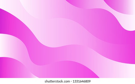 Vector illustration with geometric shapes layers. Futuristic wavy backdrop.Trendy gradient shapes composition