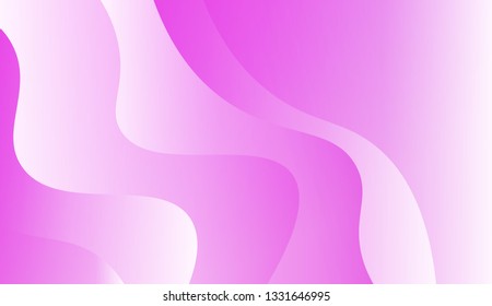 Vector illustration with geometric shapes layers. Futuristic wavy backdrop.Trendy gradient shapes composition