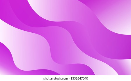 Vector illustration with geometric shapes layers. Futuristic wavy backdrop.Trendy gradient shapes composition