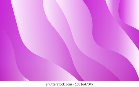 Vector illustration with geometric shapes layers. Futuristic wavy backdrop.Trendy gradient shapes composition
